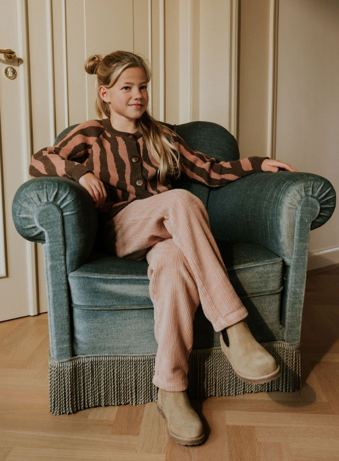 Beau Corduroy Trousers | Vintage Pink