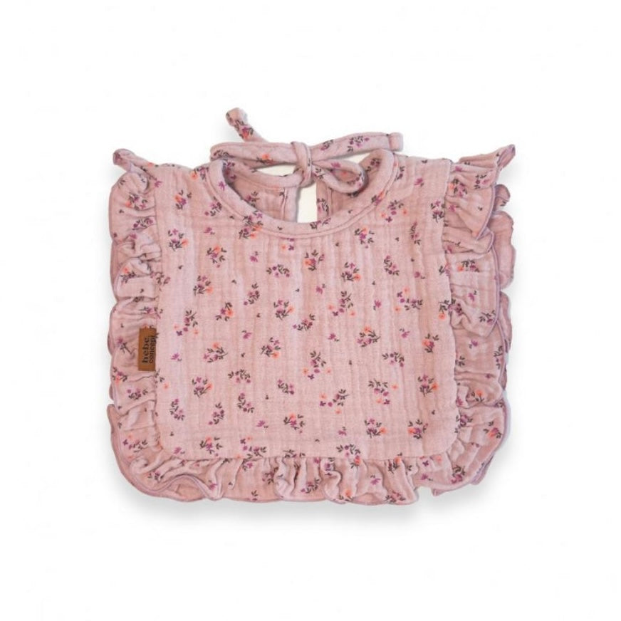Muslin Baby Bib | Pink Floral