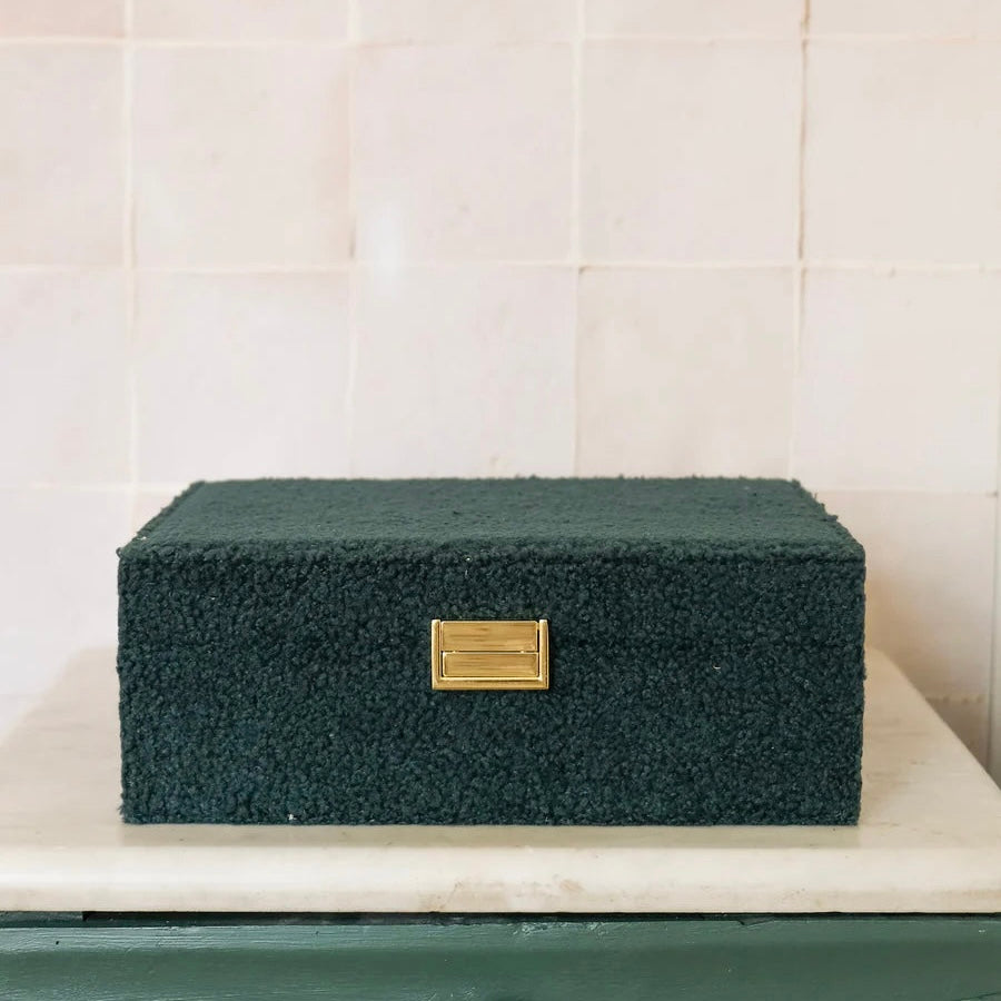 Louise Teddy Jewelry Box | Green