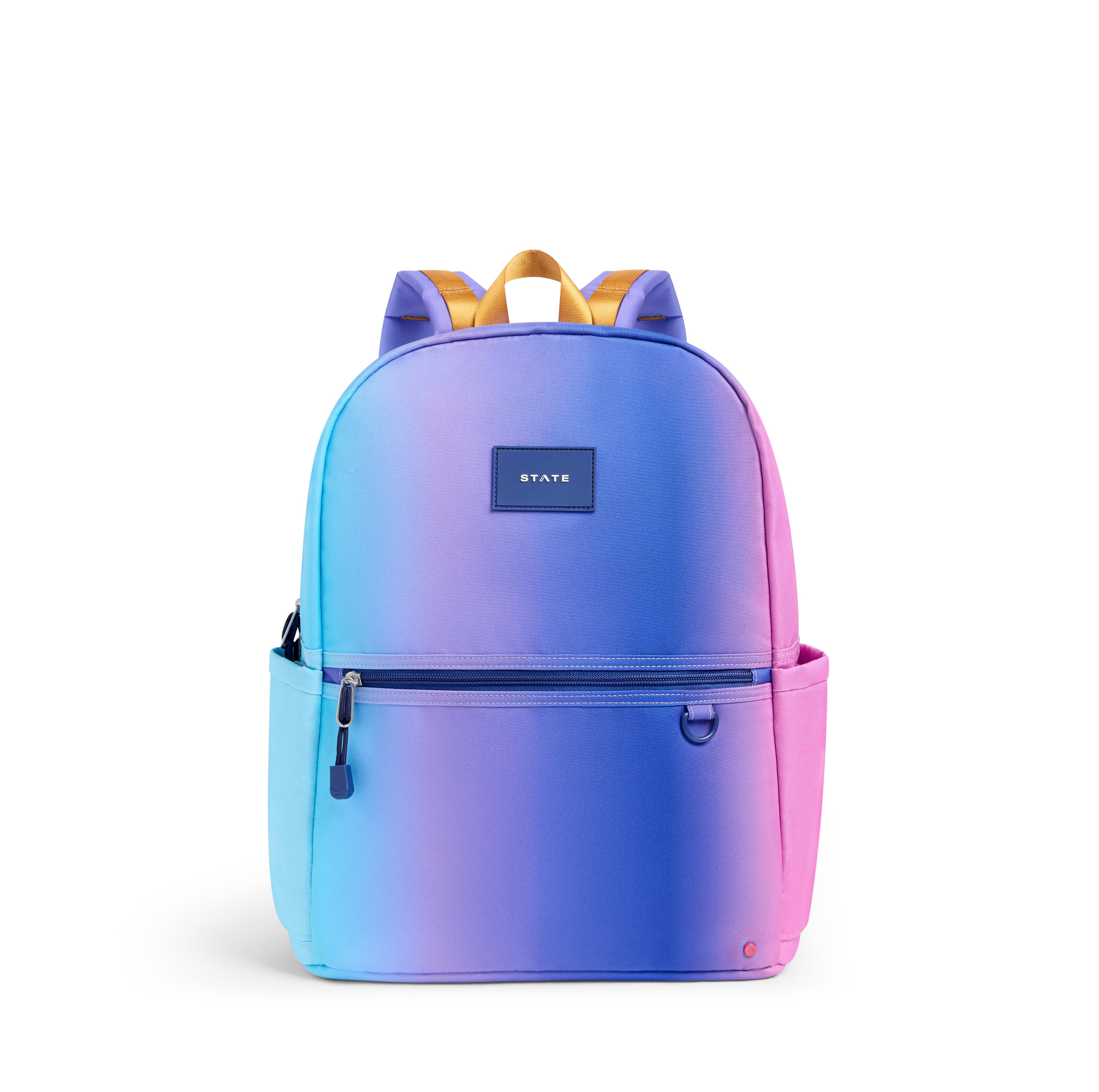 Kane Double Pocket Backpack | Blue/Pink Gradient