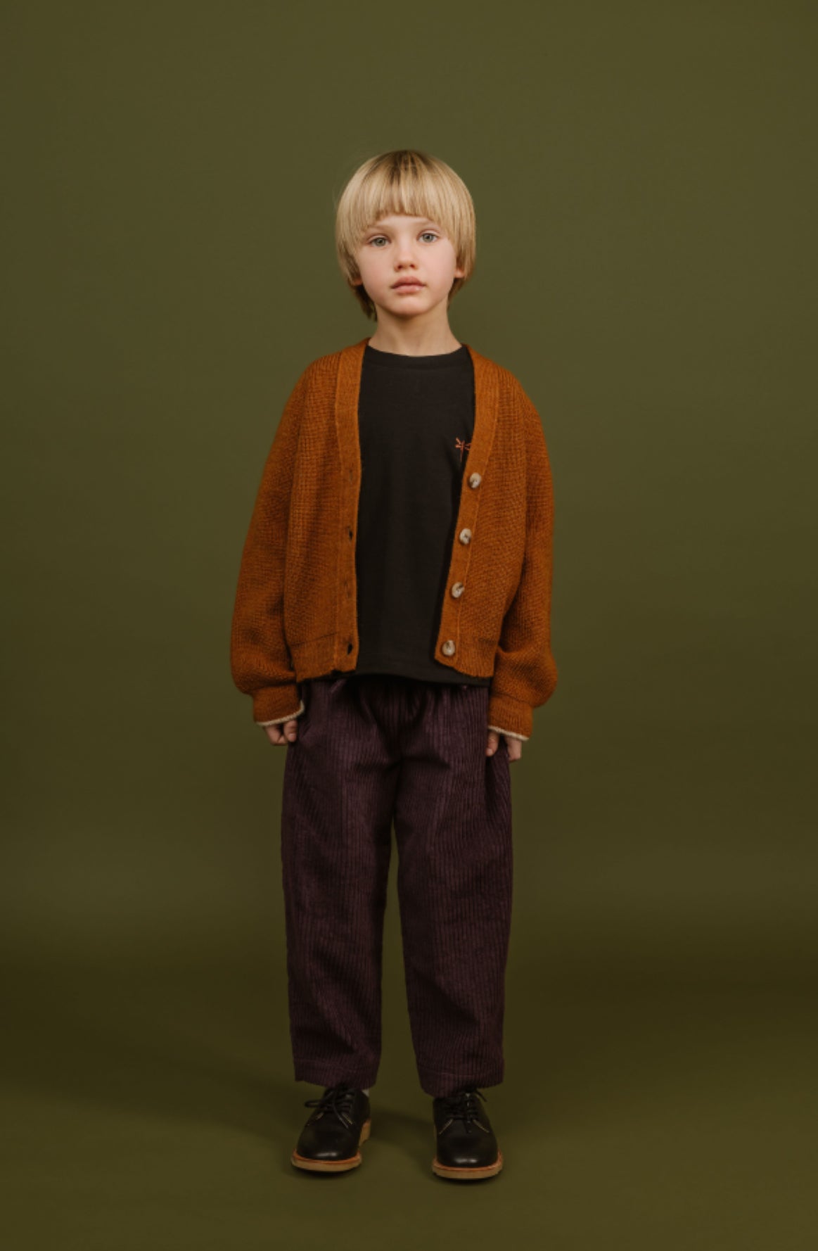 Matteo Corduroy Pants | Aubergine