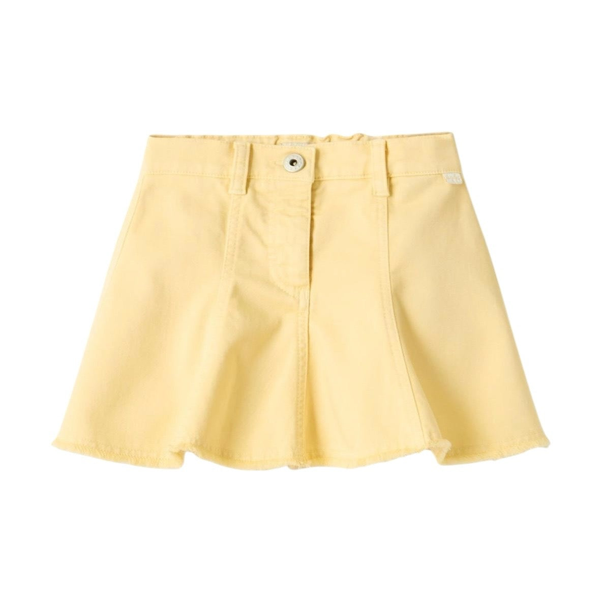 Gabardine Skirt | Yellow
