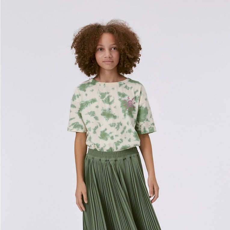 Rabecke T-shirt | Green Tie Dye