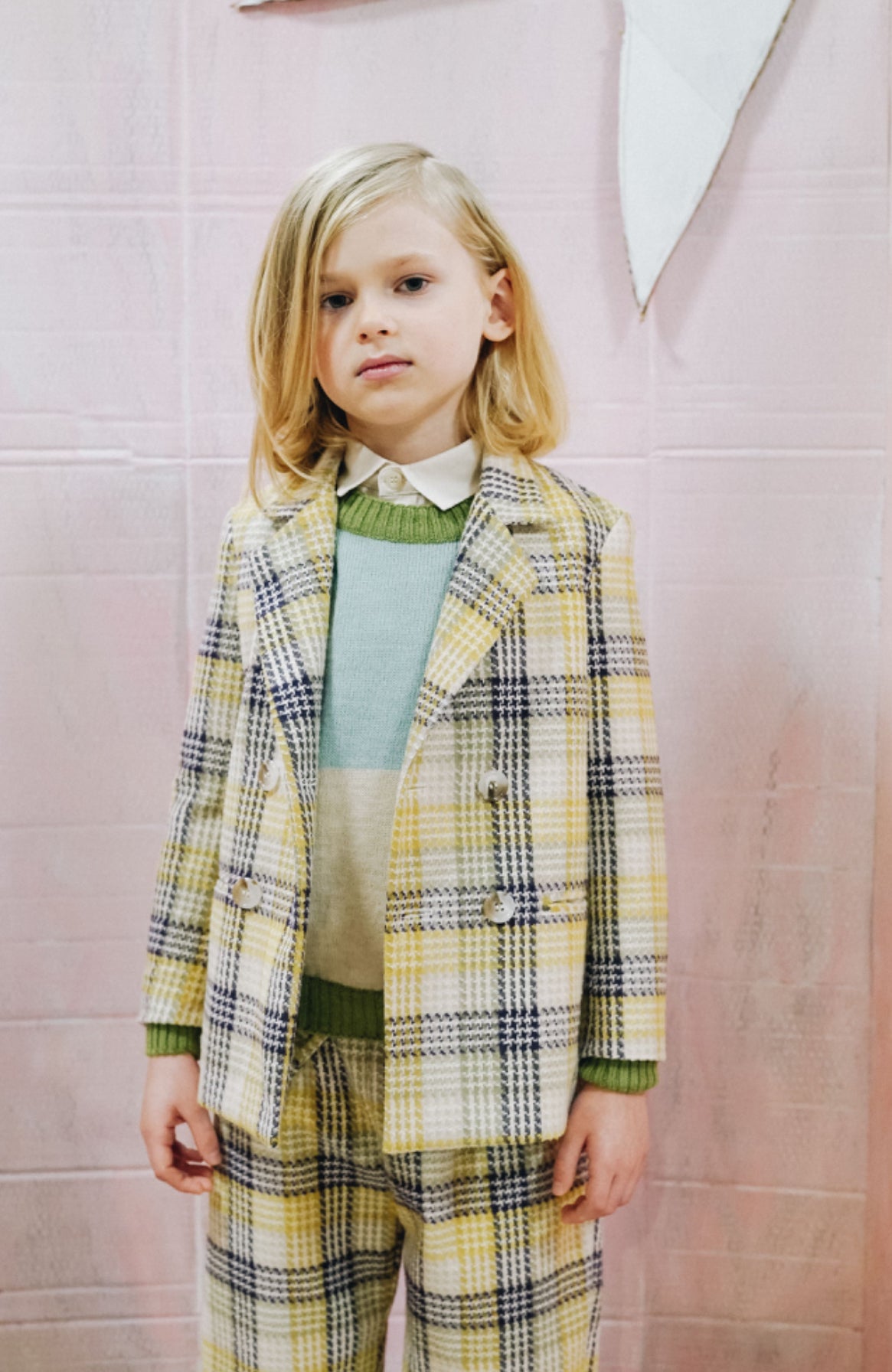 Vero Double Breasted Jacket | Yellow