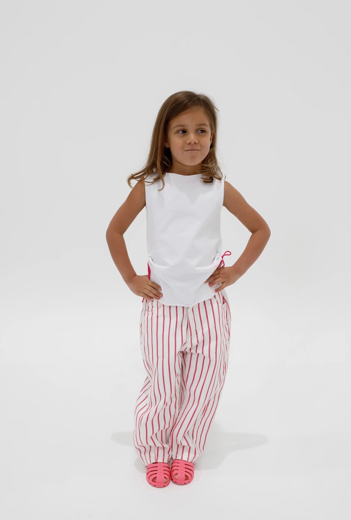 Liv Denim | Pink Stripe