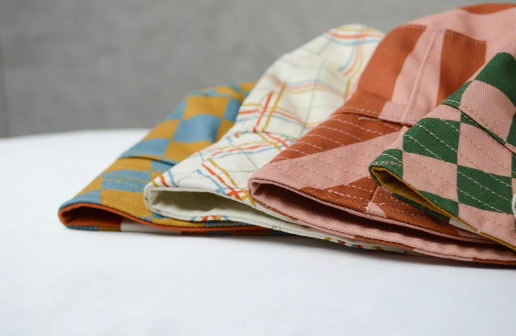 Striped Reversible Bucket Hat | Atlas Tierra