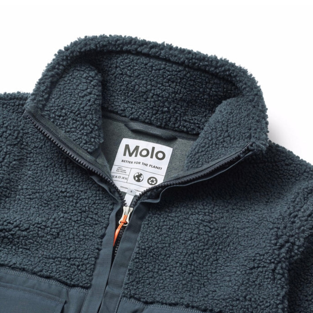 Utha Fleece Jacket | Night Navy