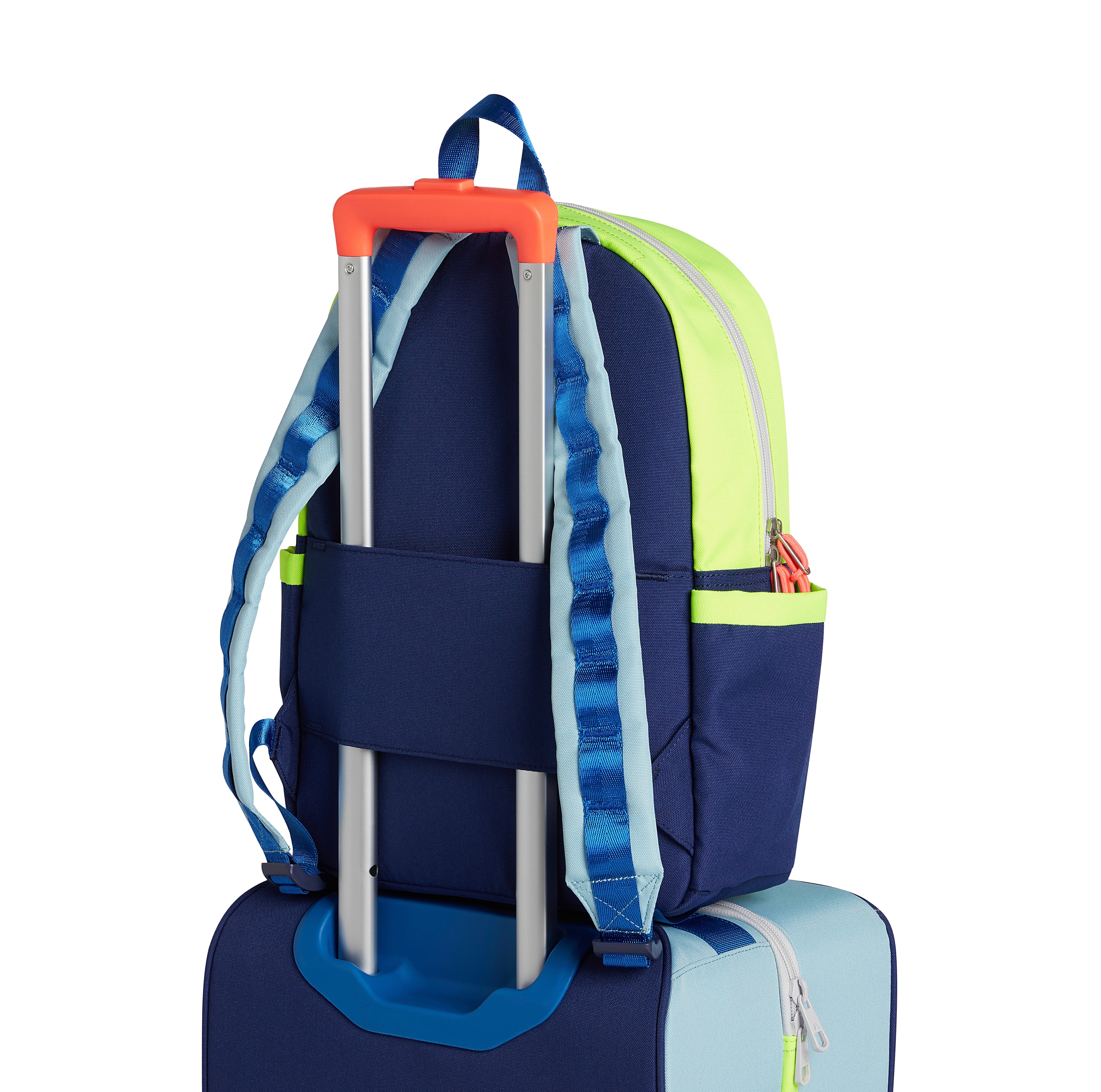 Kane Backpack | Navy/Neon