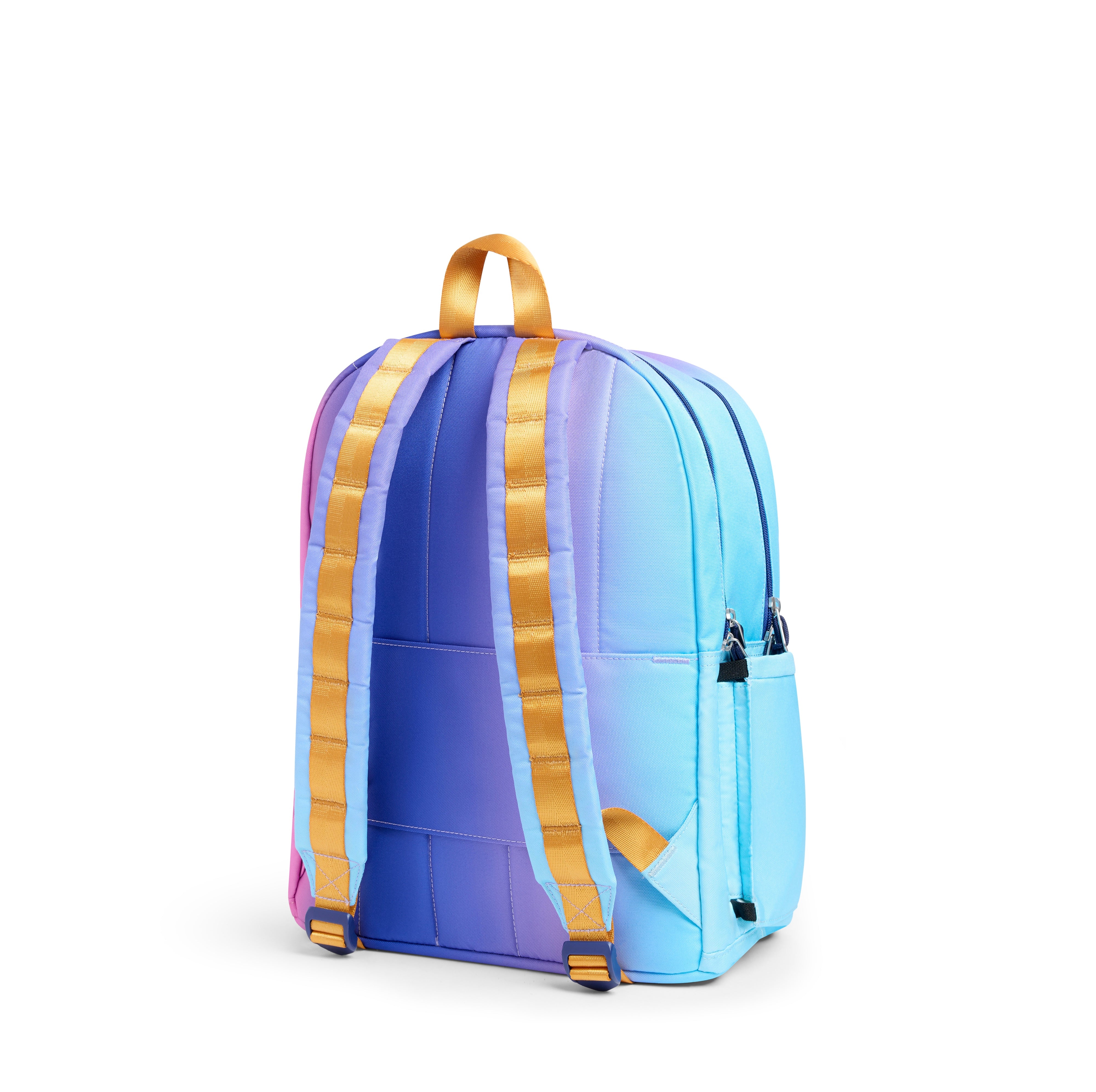 Kane Double Pocket Backpack | Blue/Pink Gradient