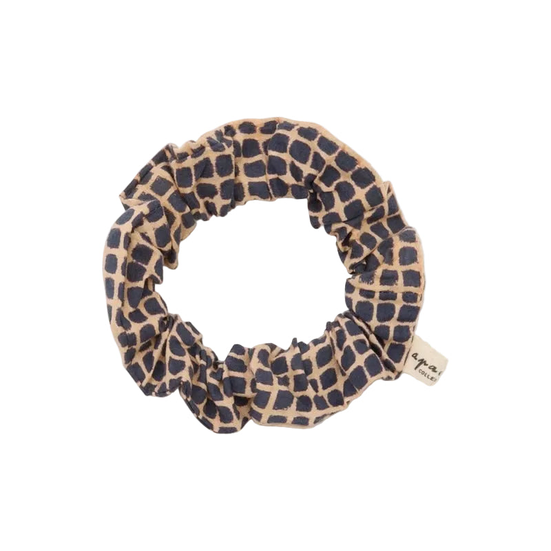 Manjuk Mosaic Scrunchie | Graphite