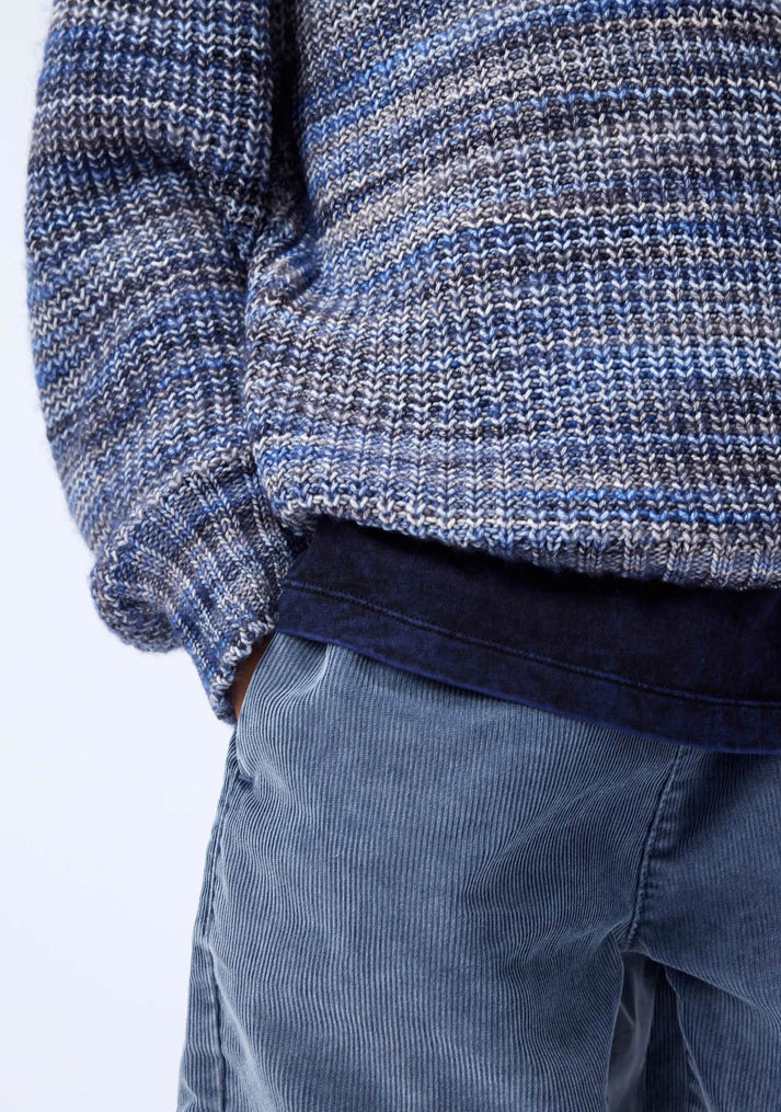 Bosse Sweater | Space Dye Blue