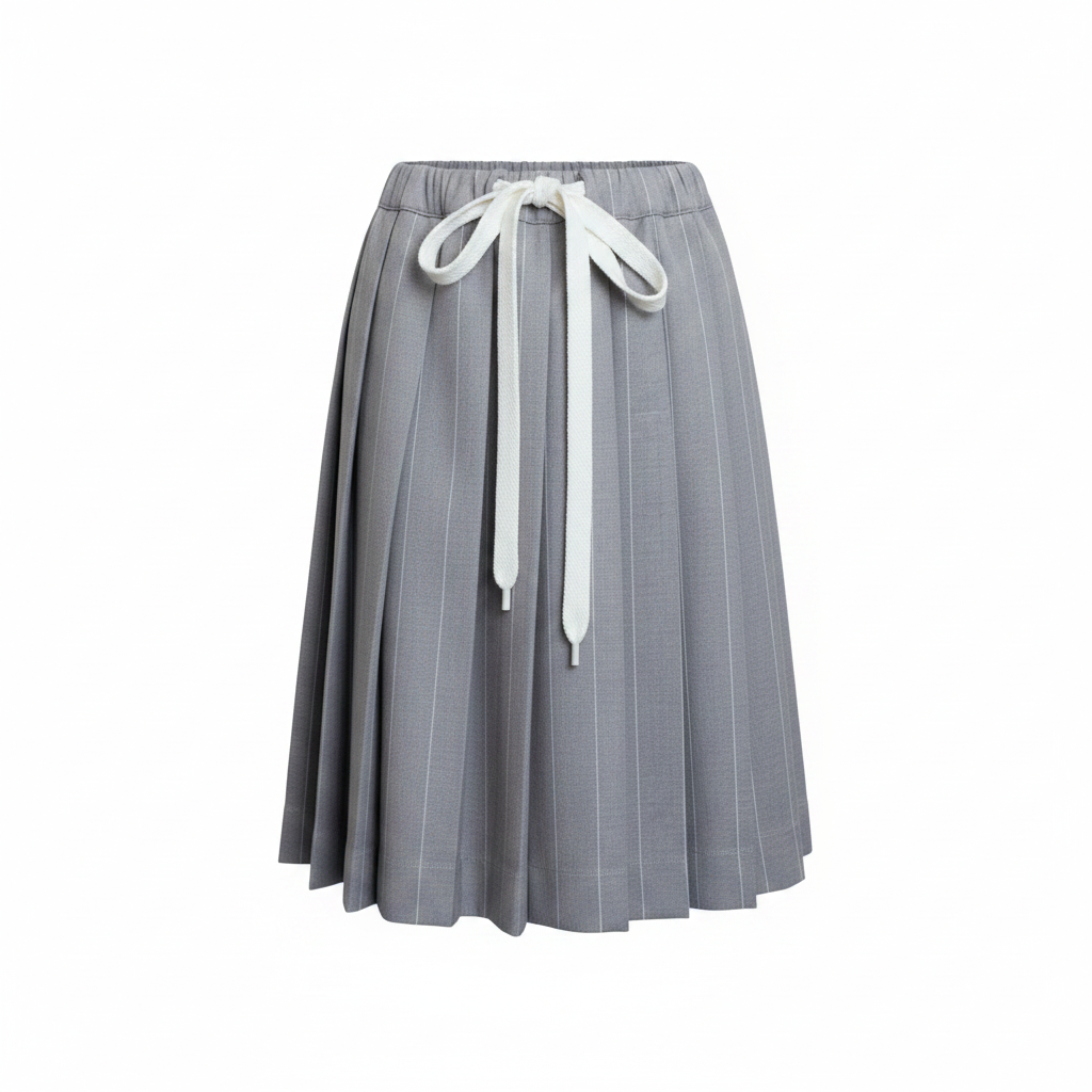 Ara Skirt | Grey Stripes
