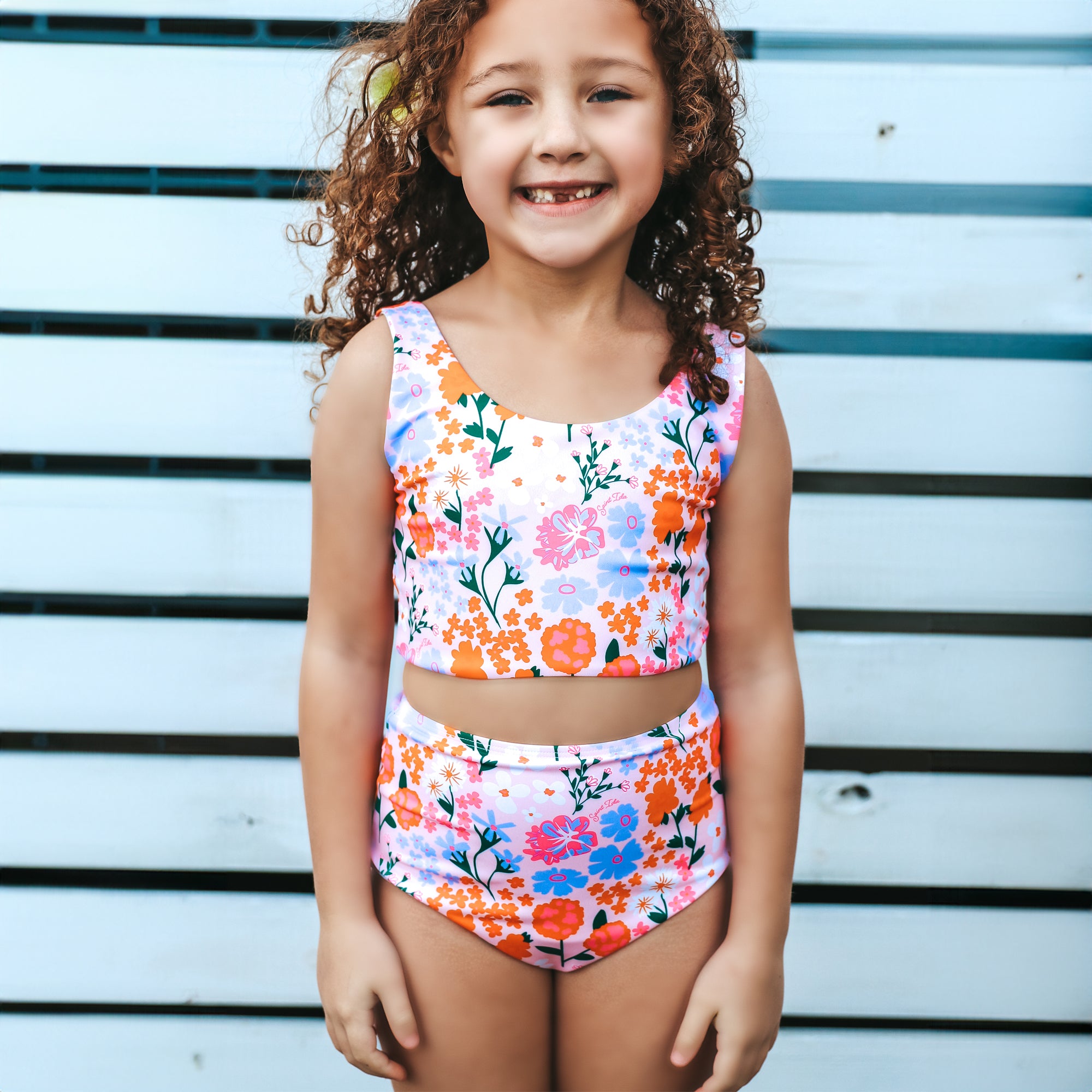 Garden State Floral Two Piece Swimsuit