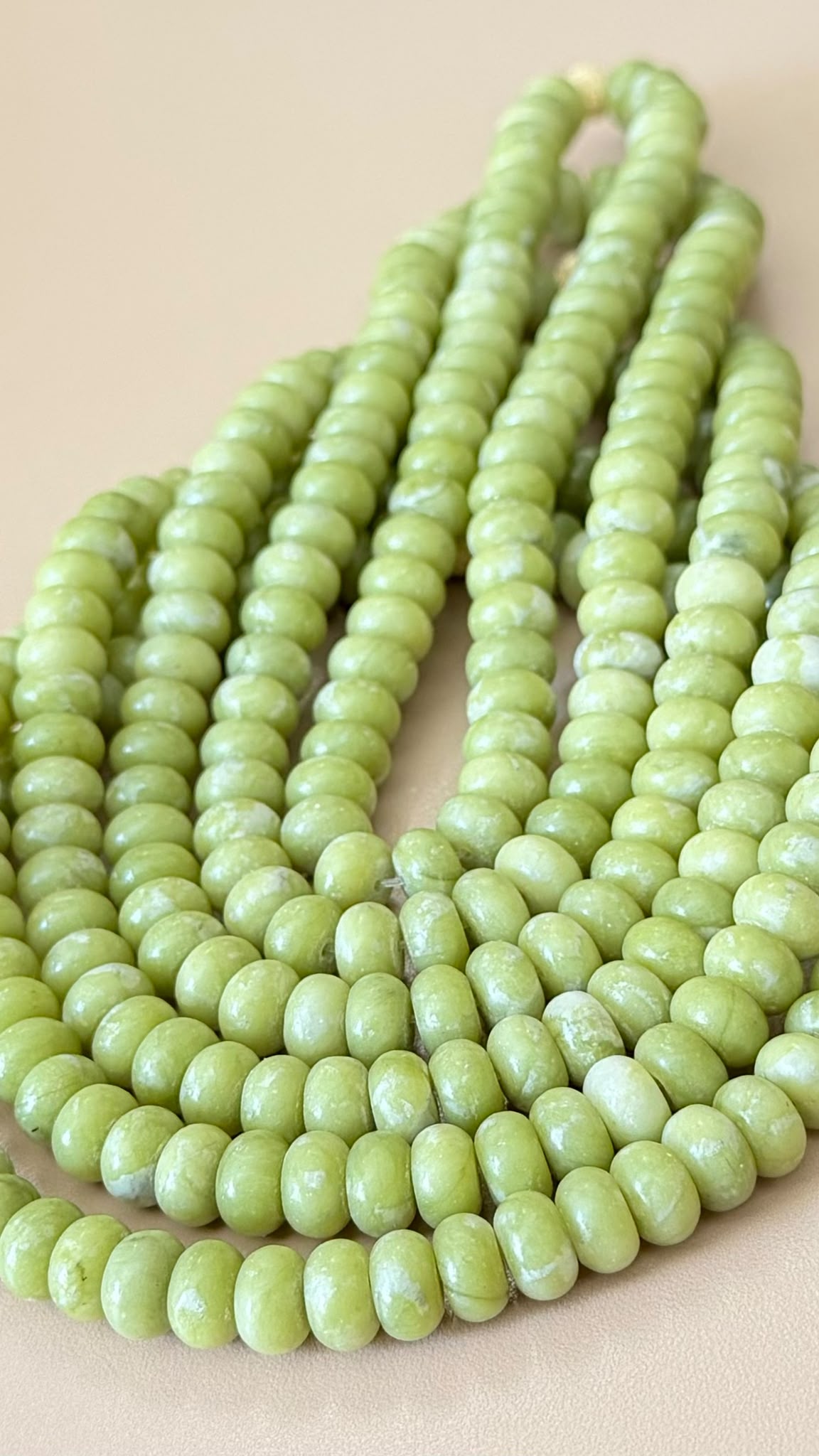 Semi Precious Necklace | Green Tea