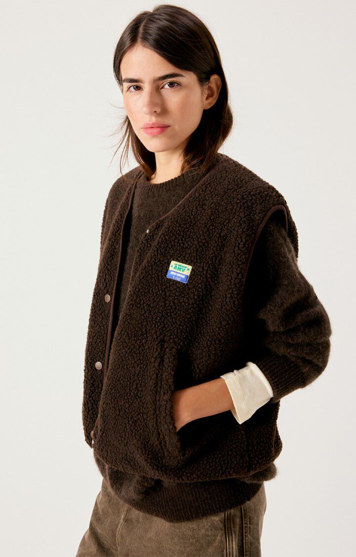 Womens Hoktown Sleeveless Jacket | Chesnut Tree Melange