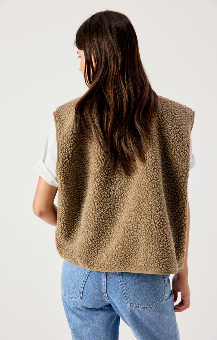 Womens Hoktown Sleeveless Jacket | Nutmeg Melange