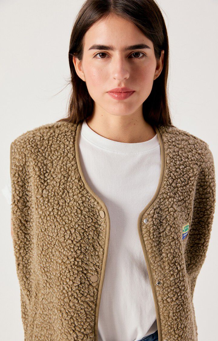 Womens Hoktown Sleeveless Jacket | Nutmeg Melange