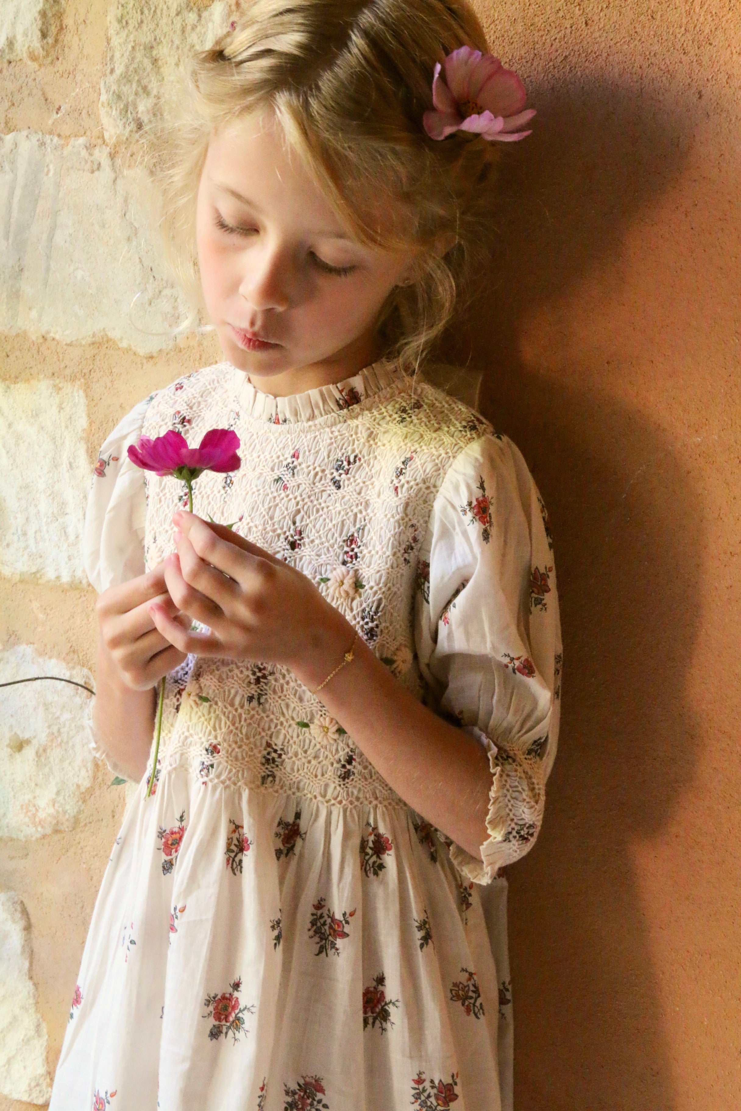 Handsmock Blouse | Garden Flowers