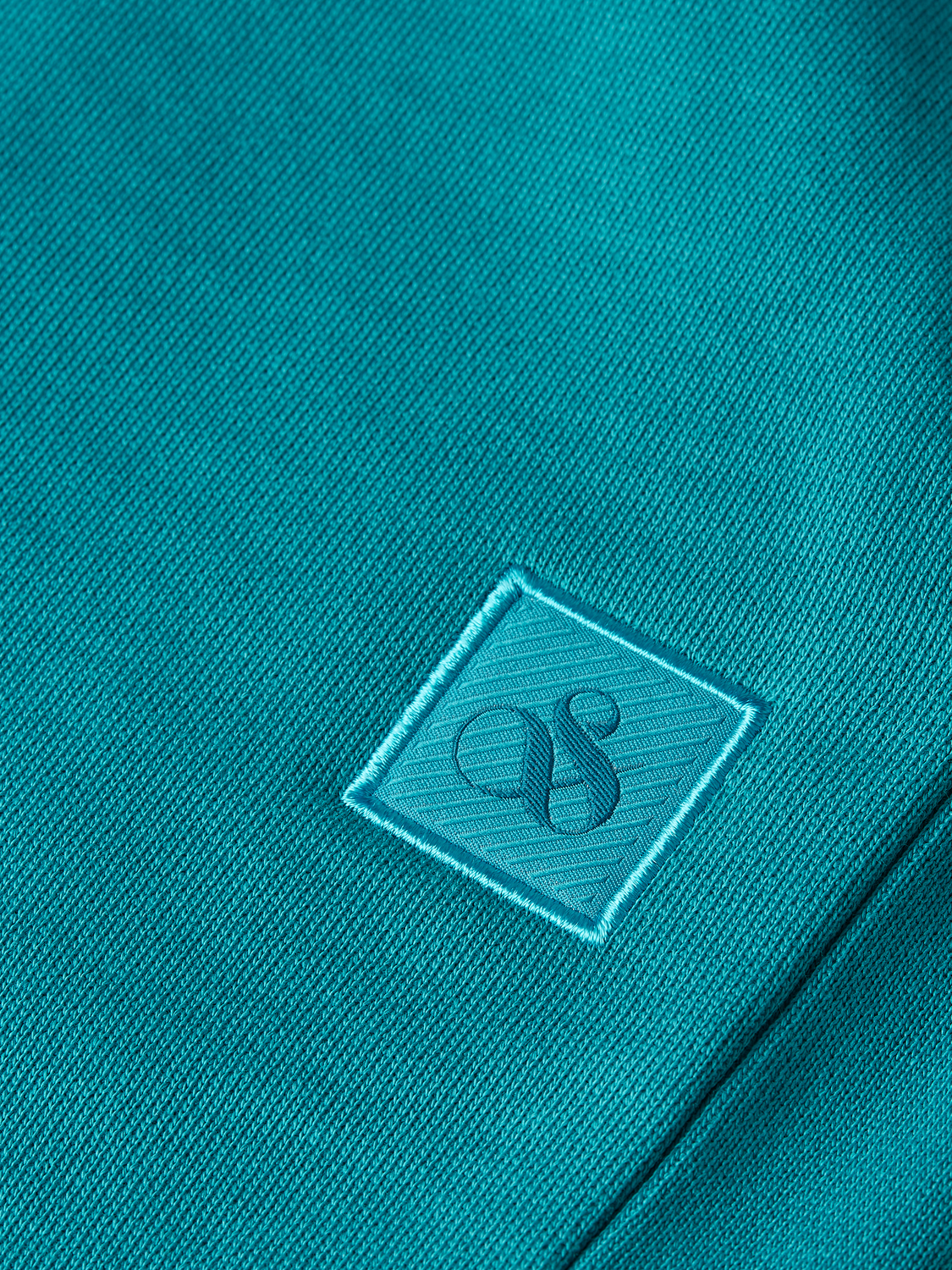 Logo Badge Sweatshorts | Tahitian Teal