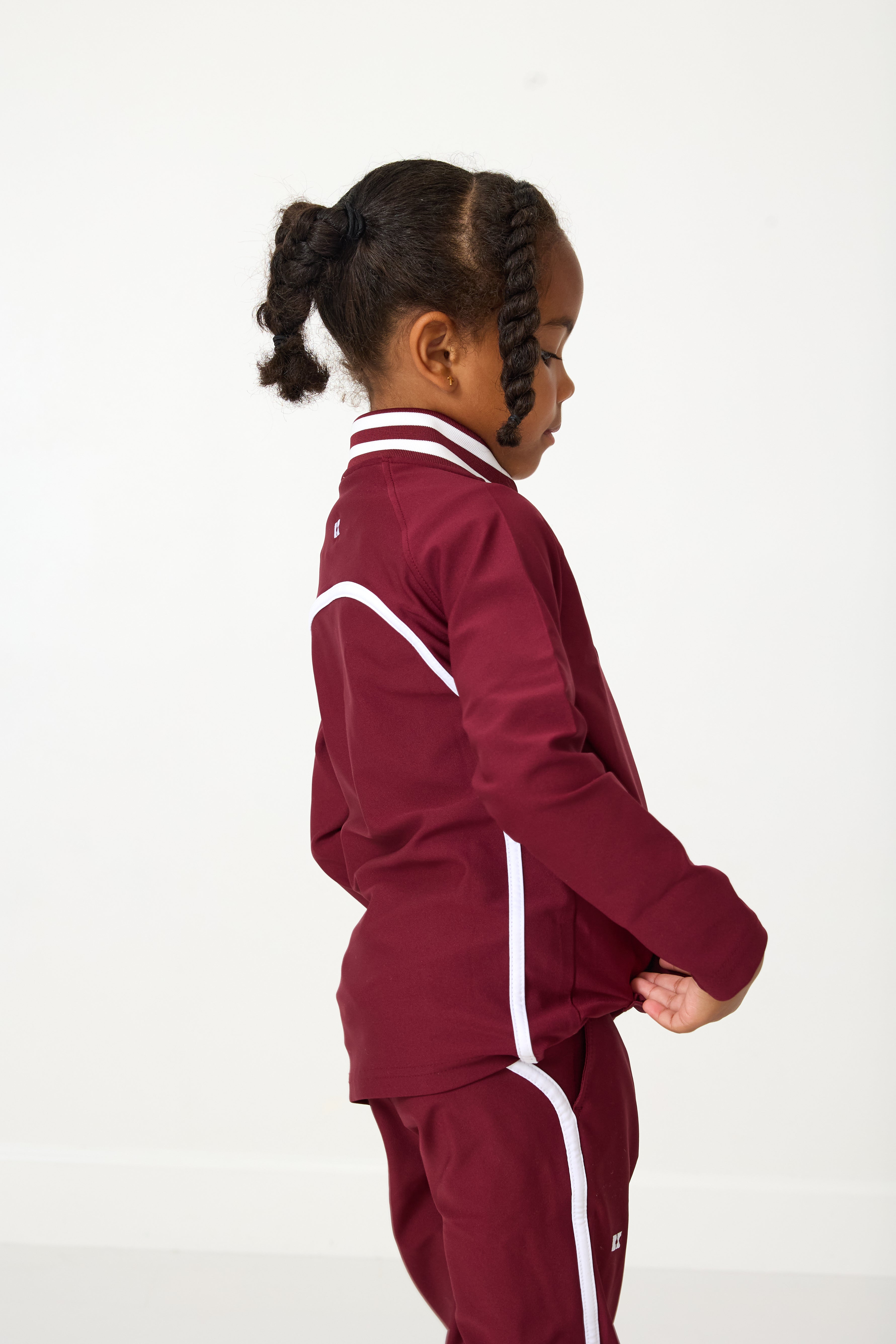 Retro Half-Zip | Maroon