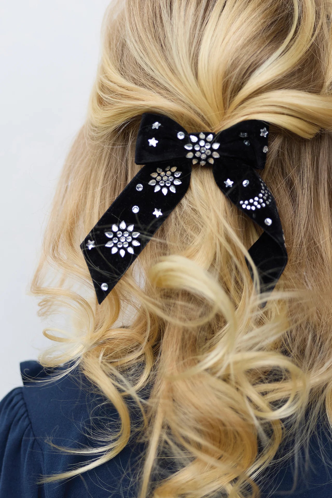 Barrette Bow | Black