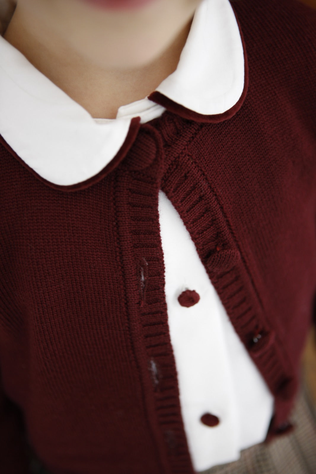 Cardigan | Burgundy