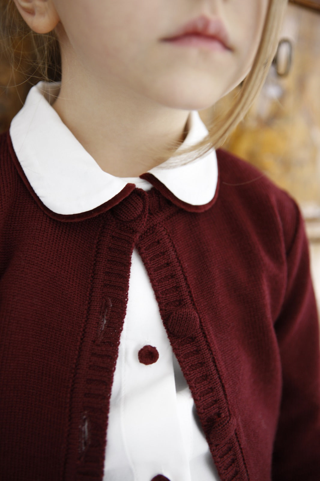Cardigan | Burgundy