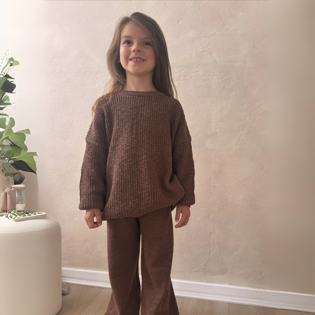 Teddy Jumper Set | Cocoa