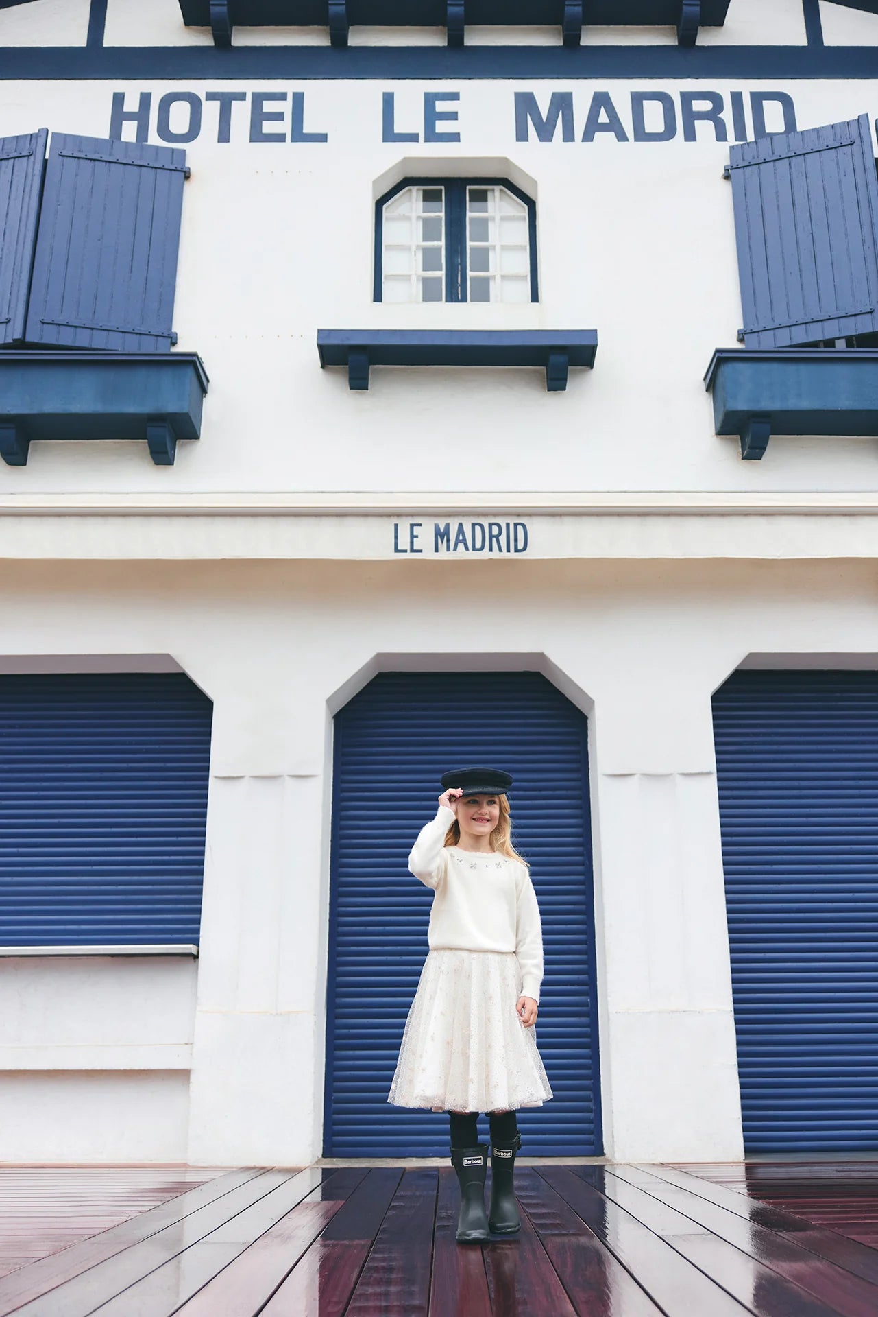 Ruffled Skirt | Ecru