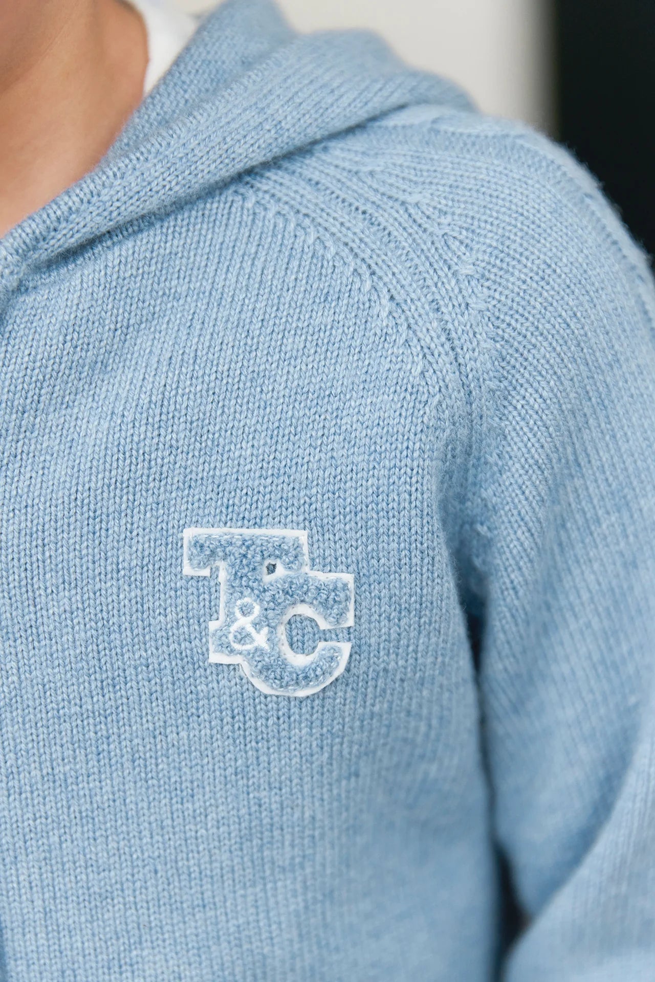 Gilet Cardigan | Grey Blue