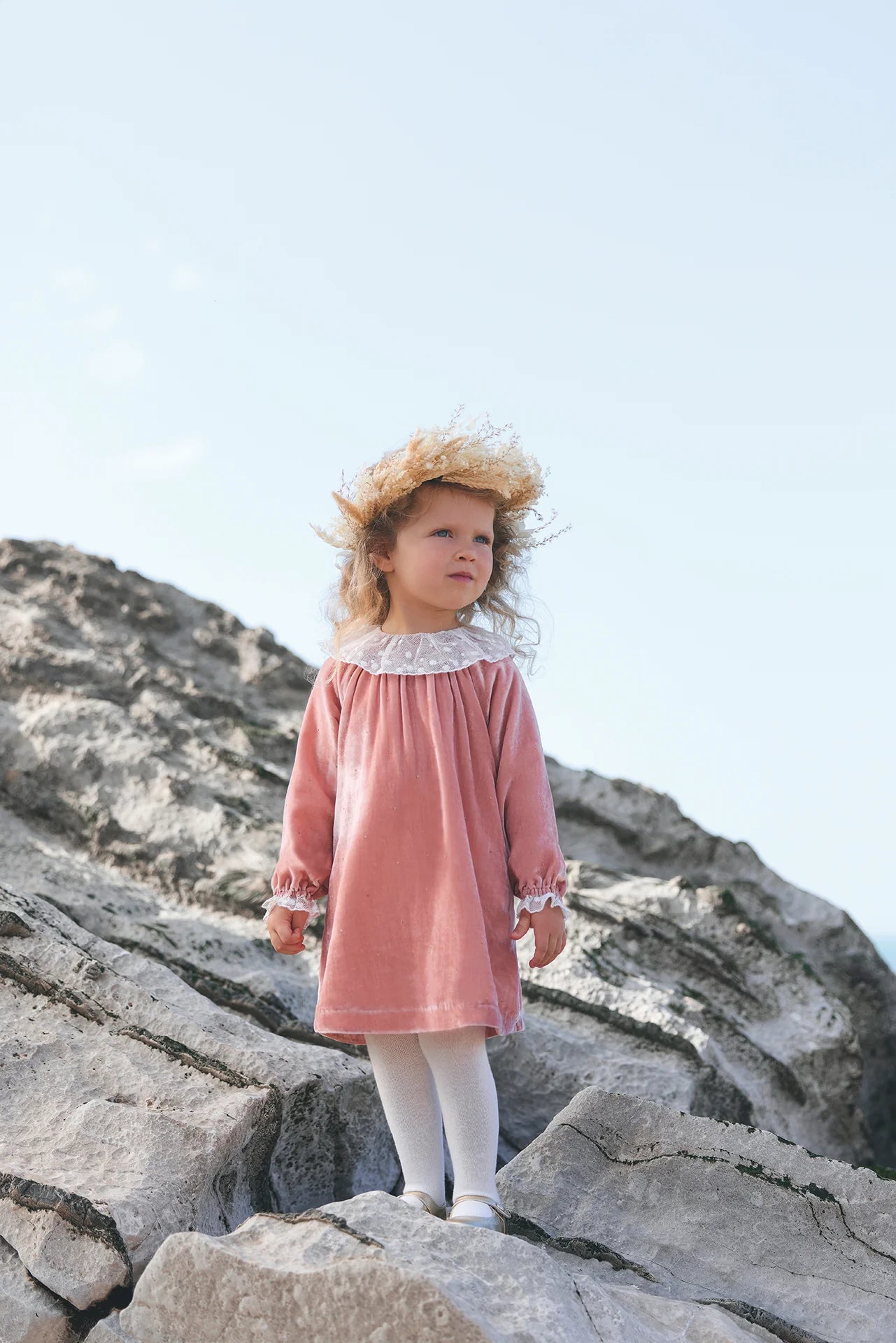 Dress | Velvet Powder Pink