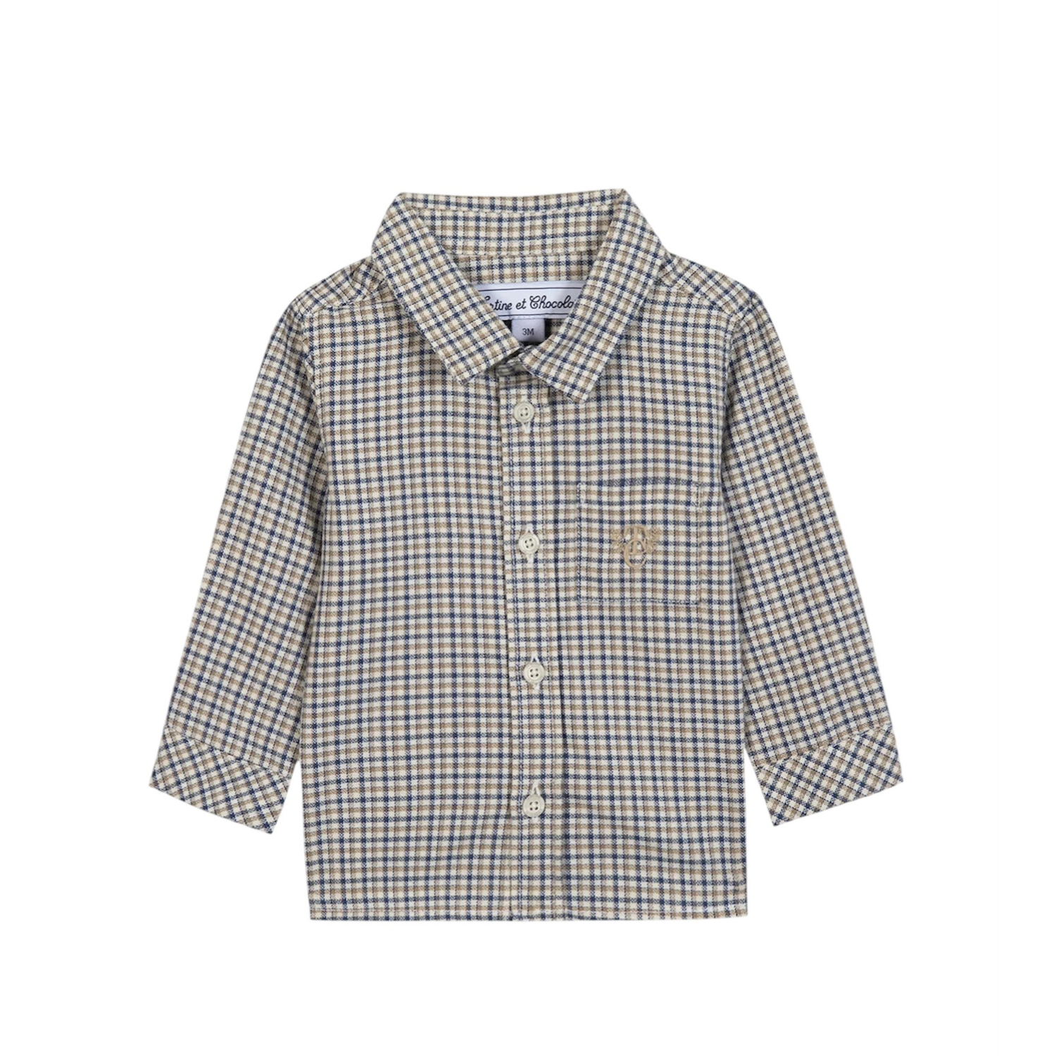 Long Sleeve Shirt | Checkered Bark