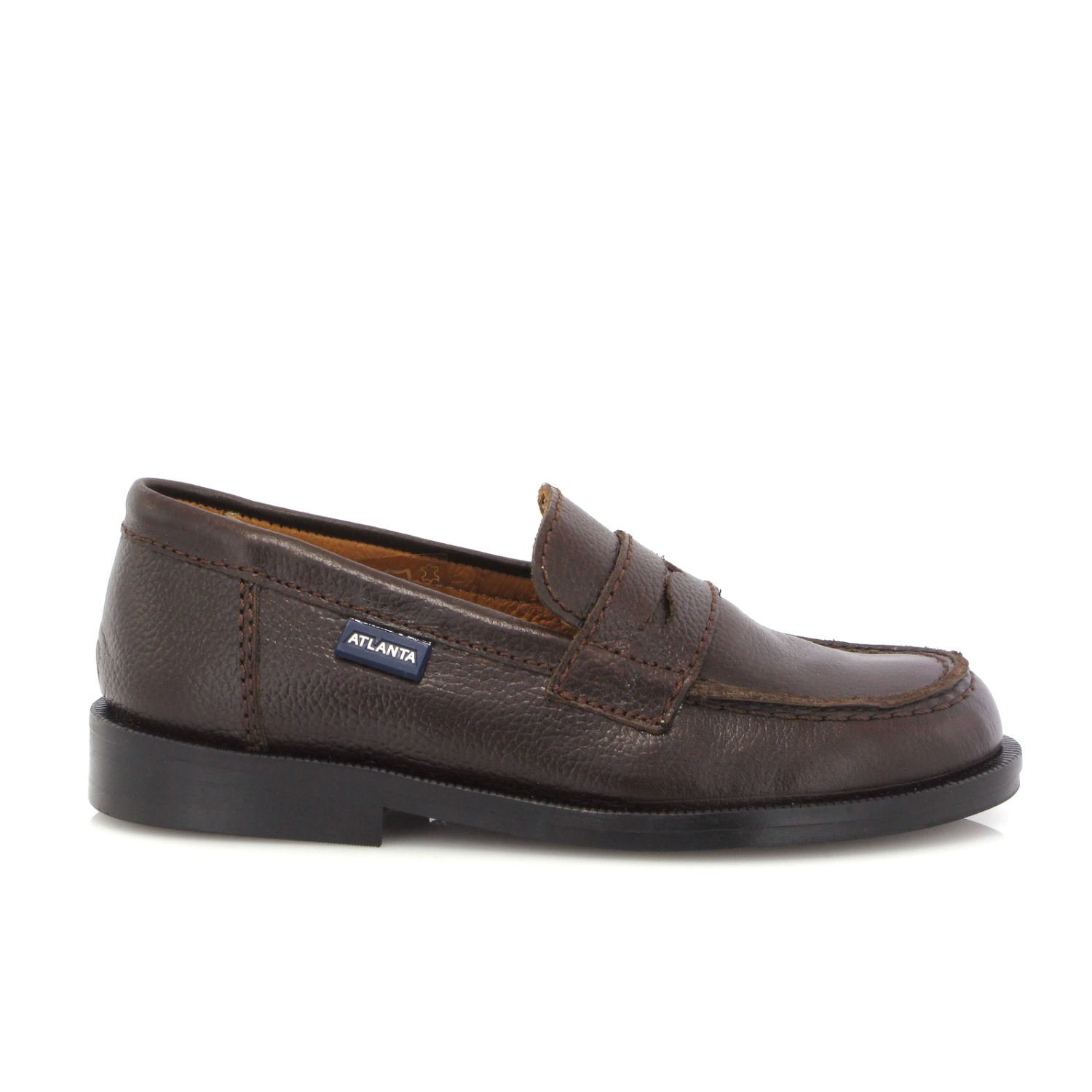 College Loafer | Dark Brown Grainy