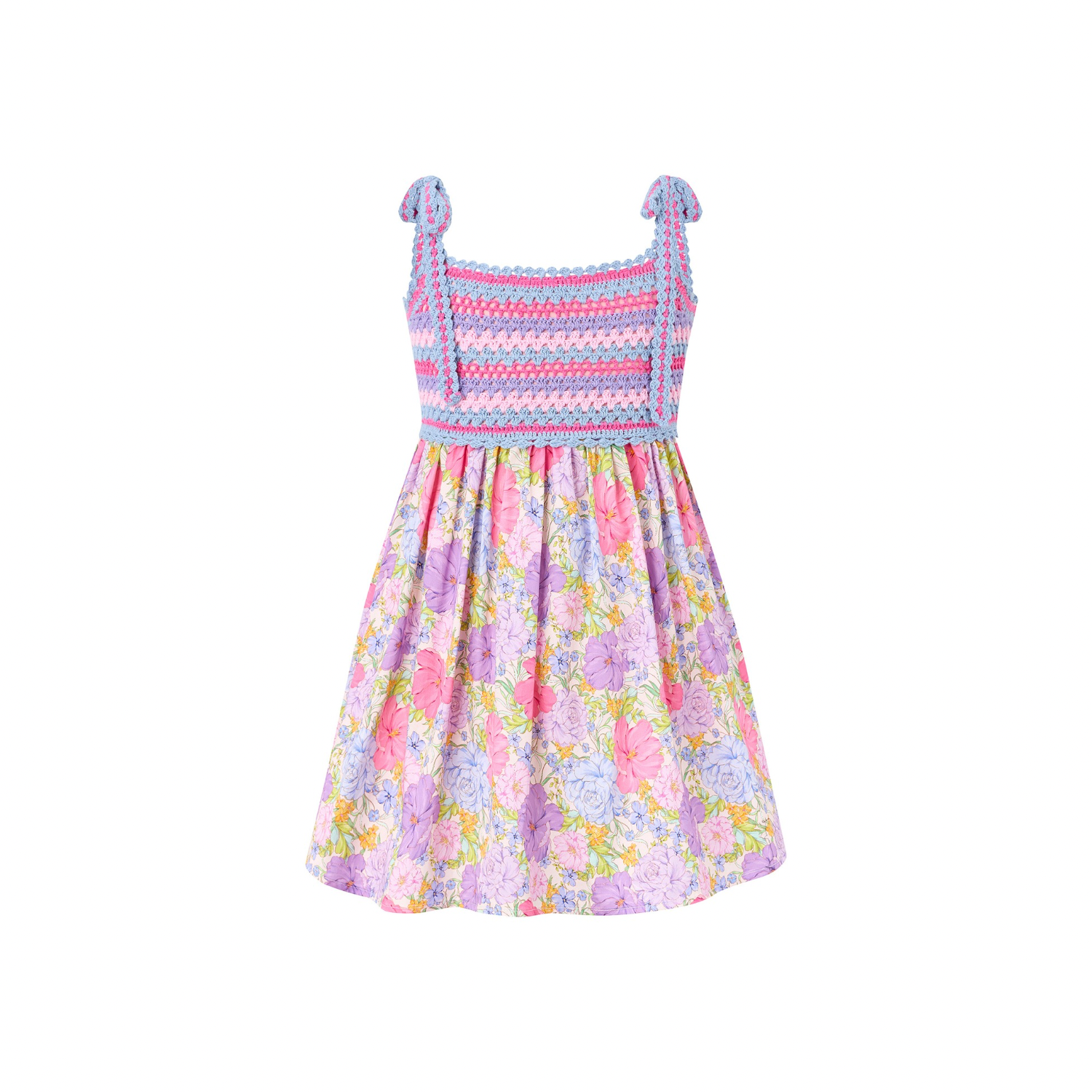 Charlotte Crochet Mini Dress | Floral