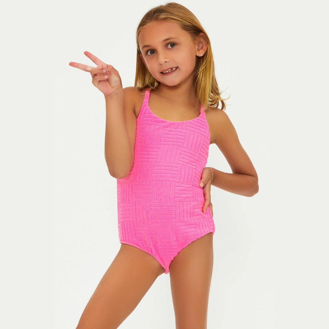 Little Julia Terry One Piece | Strawberry Moon