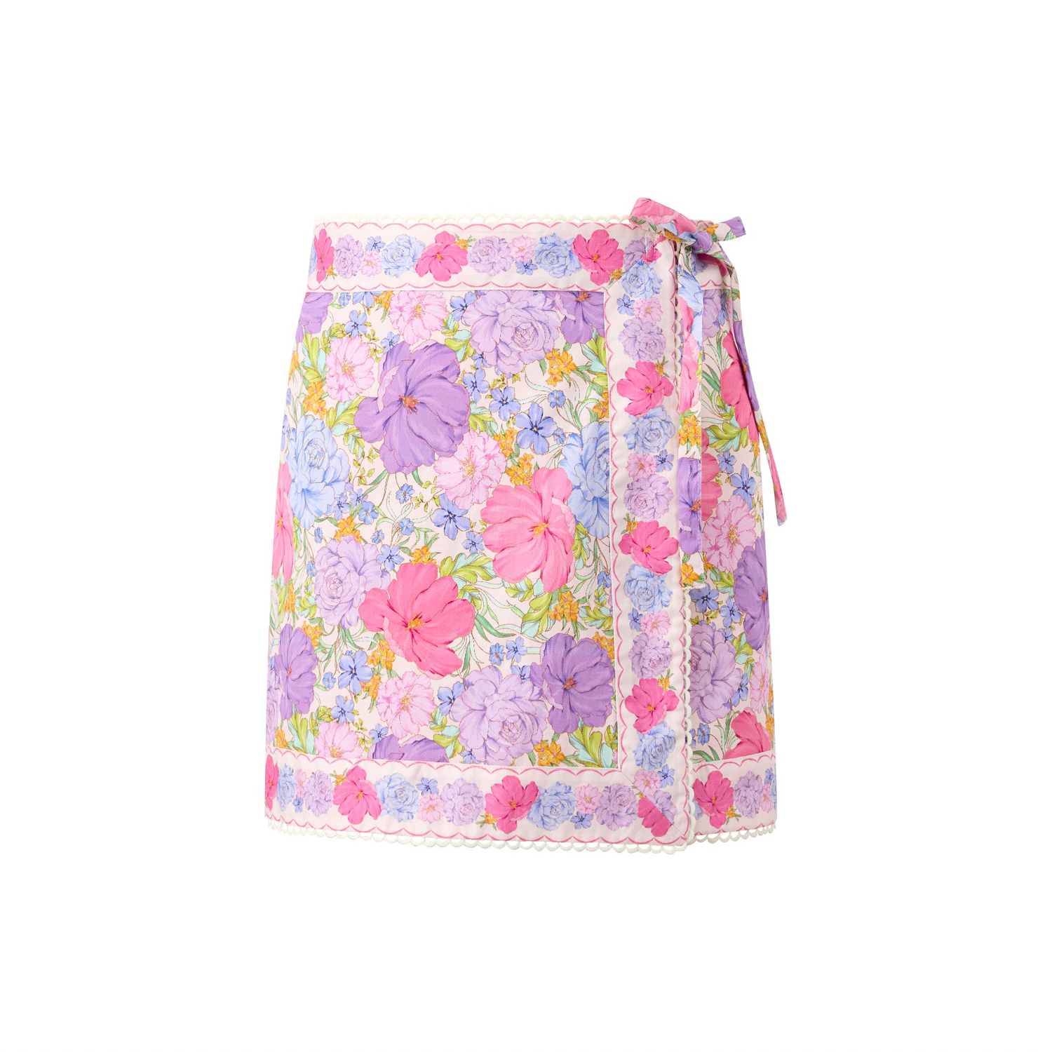 Charlotte Mini Wrap Skirt | Floral