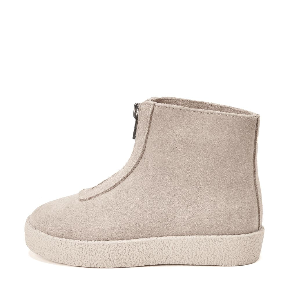 Leah Suede Boots | Light Beige