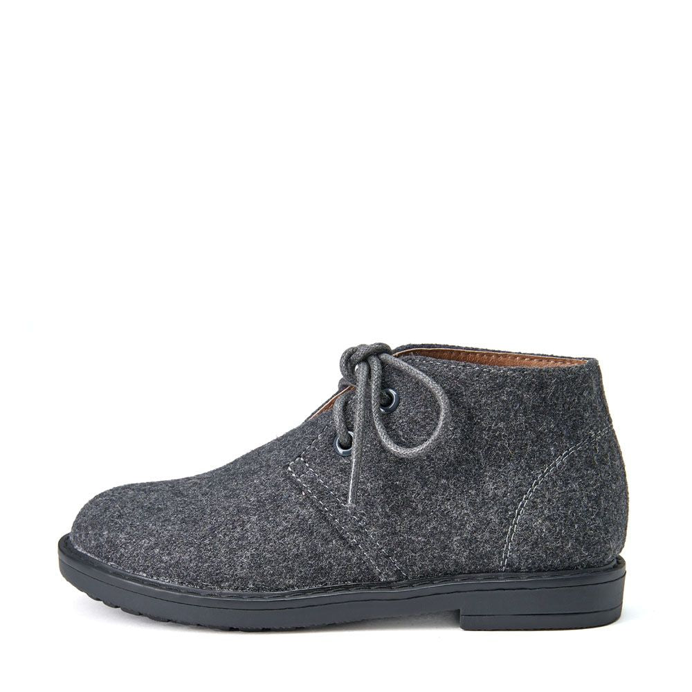 Hugh Wool Shoes | Dark Grey