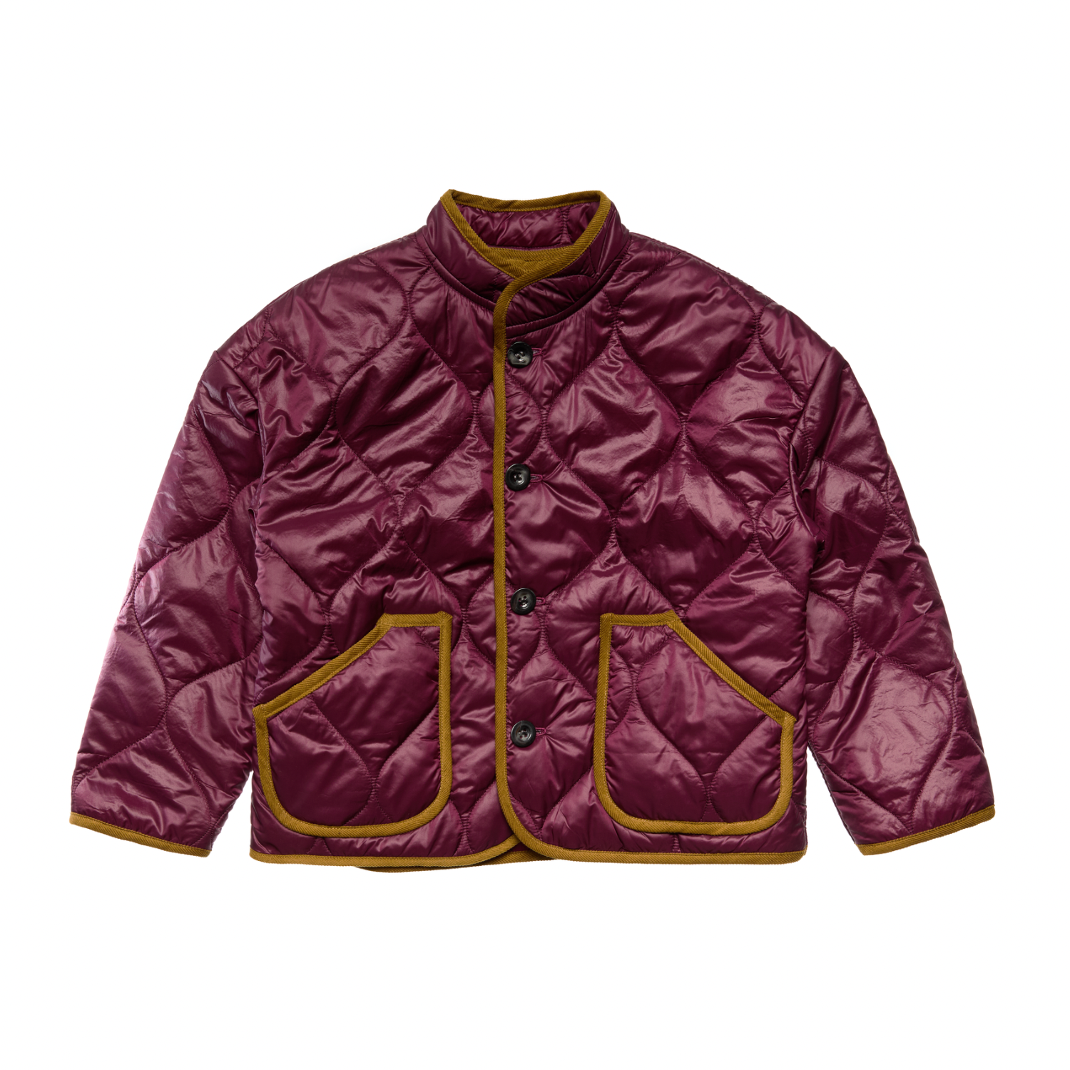 Nico Puffer Jacket | Aubergine