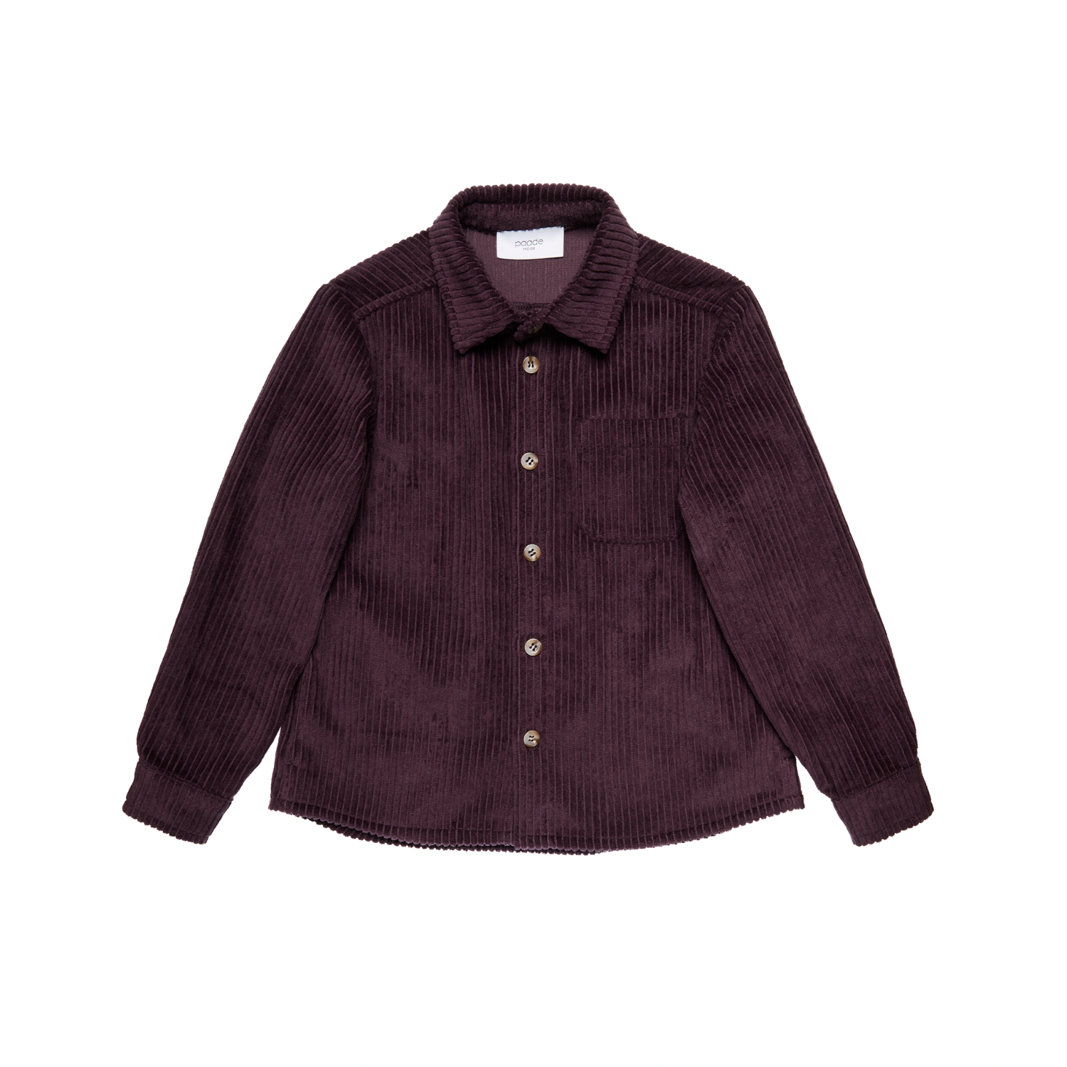 Matteo Corduroy Shirt | Aubergine
