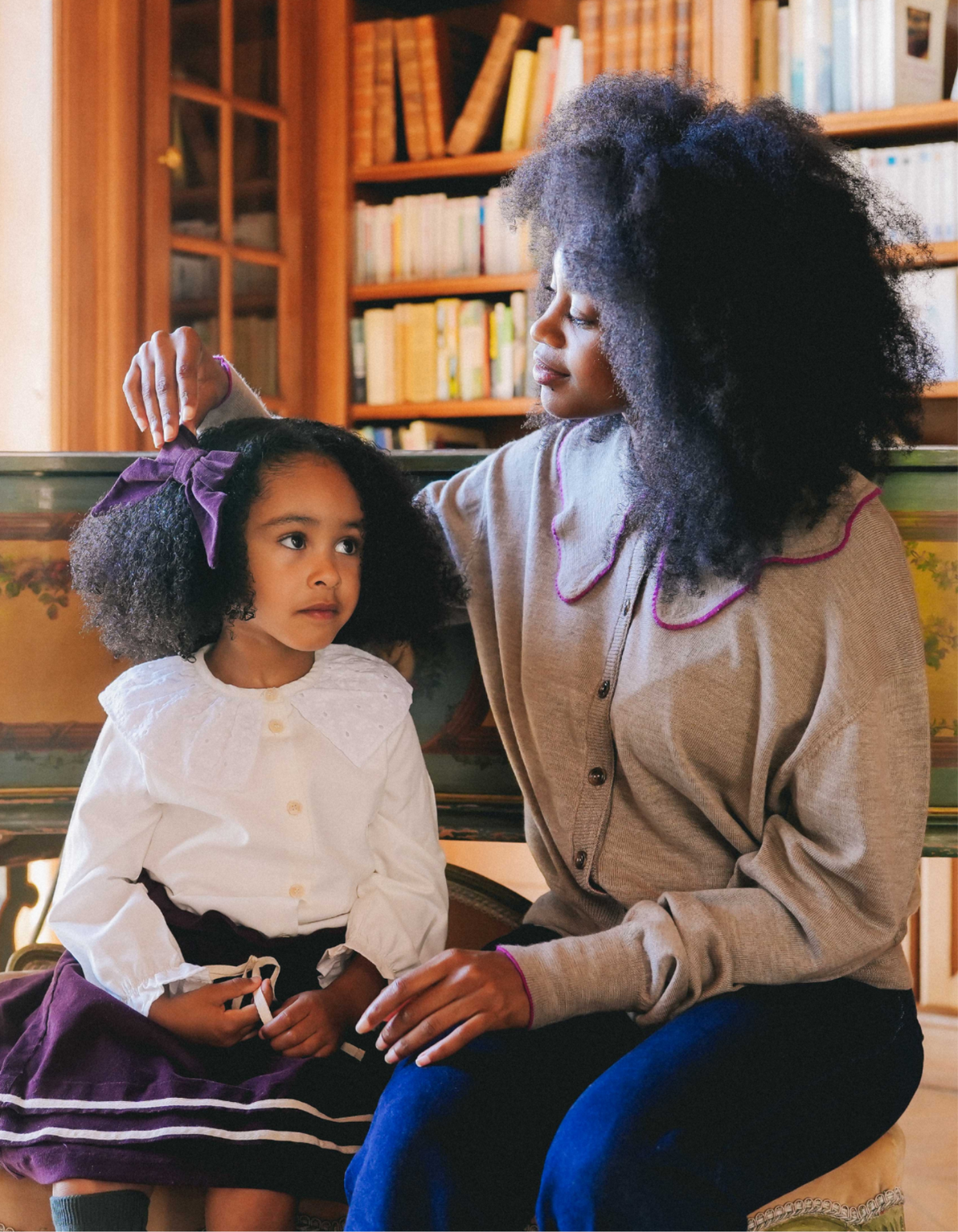 Carlotta Hair Clip | Prune Velvet