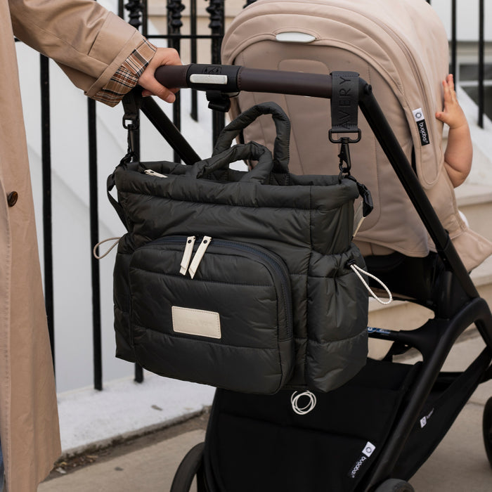 Baby Changing Tote Bag | Soft Black