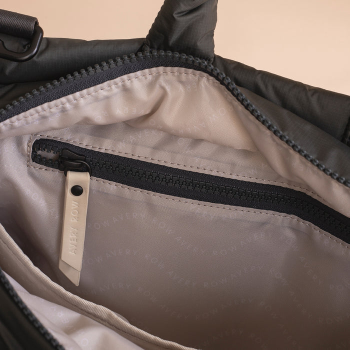 Baby Changing Tote Bag | Soft Black