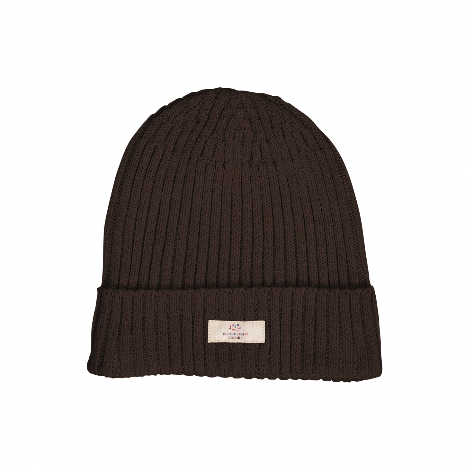 Knitted Classic Beanie | Dark Brown