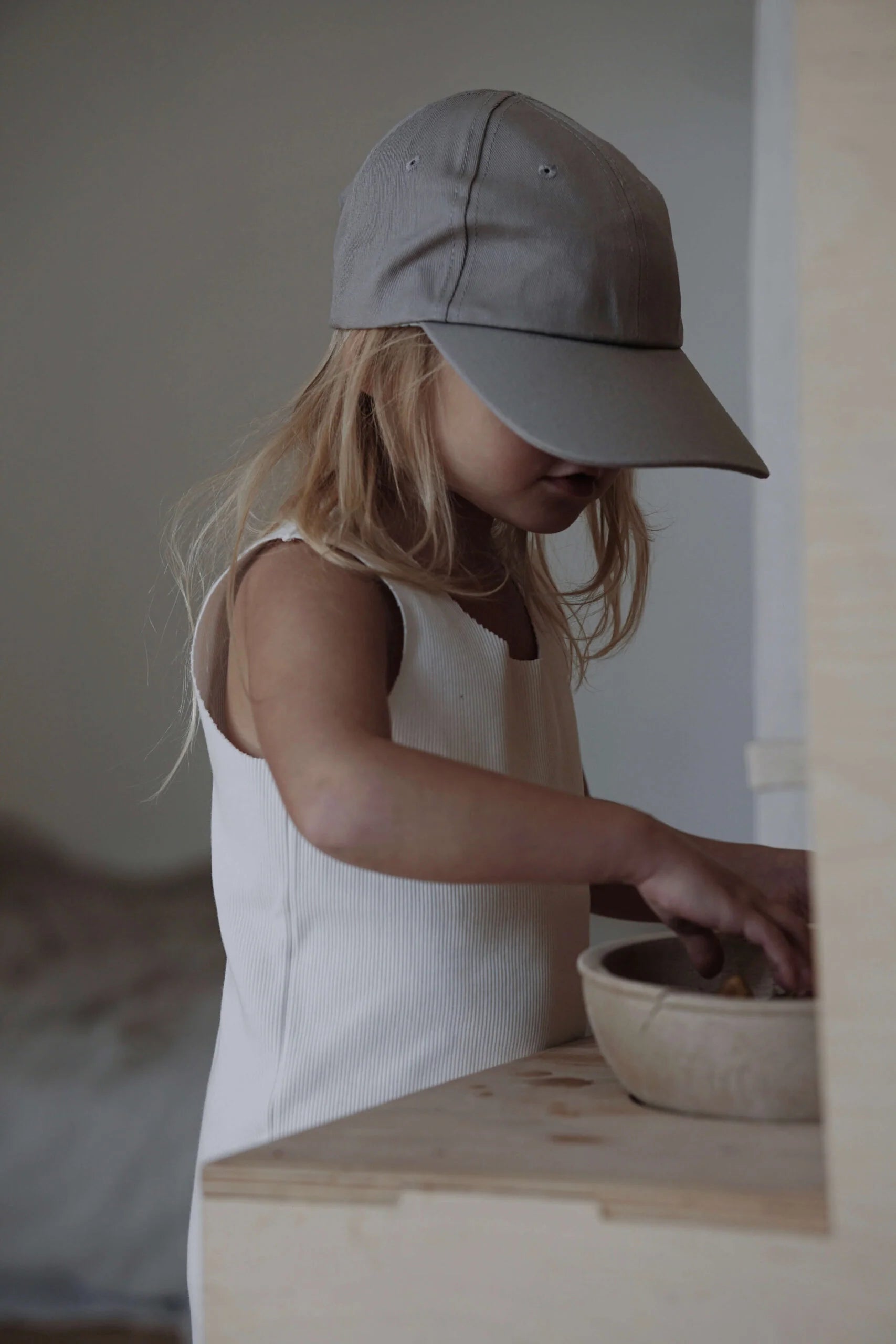 Rib Tank Top | Natural White