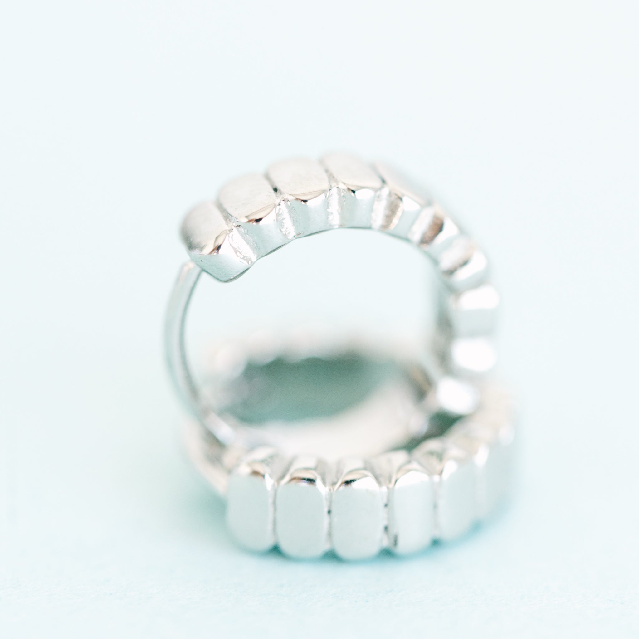 Segmented Huggies | Silver