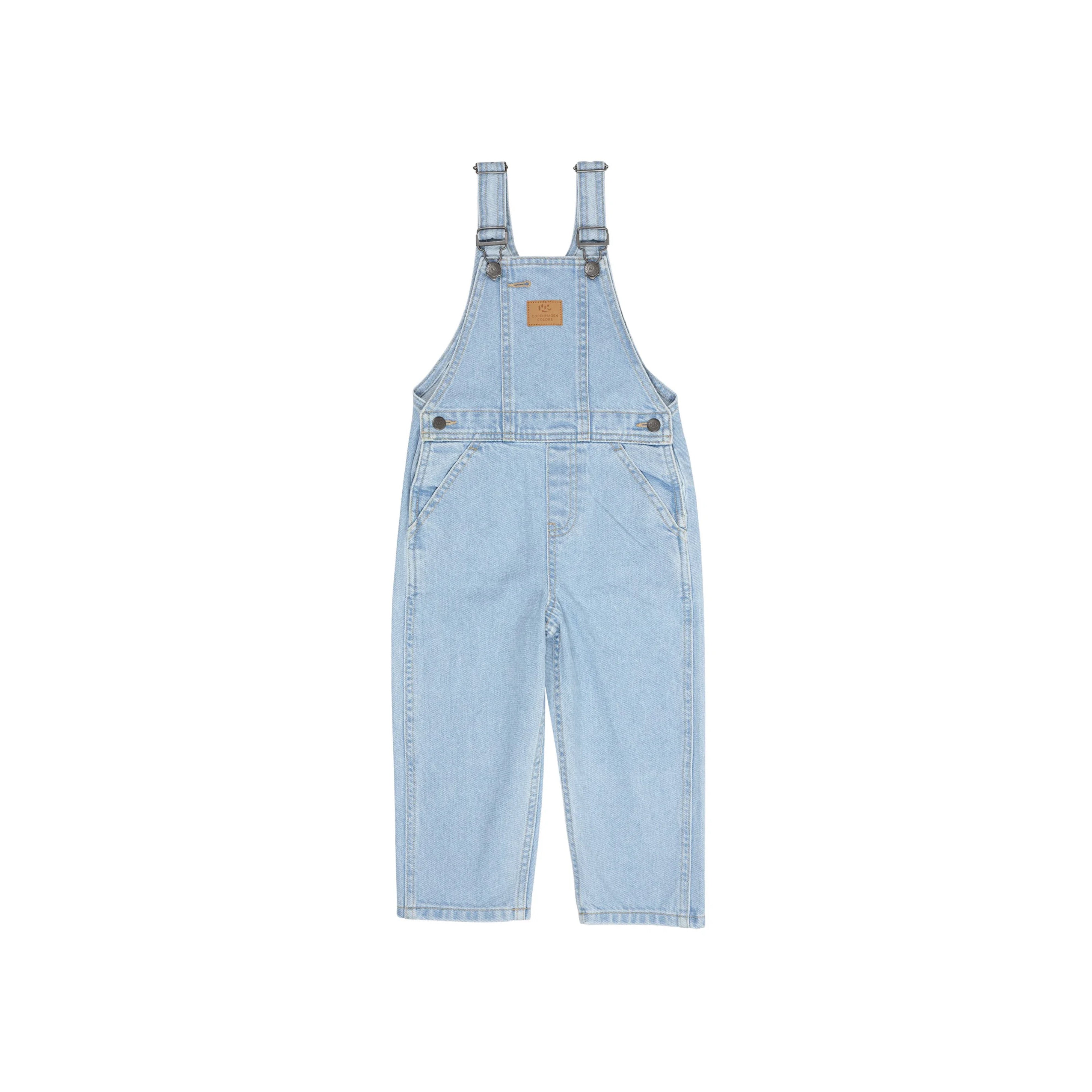 Organic Overalls | Super Blue Indigo Washed