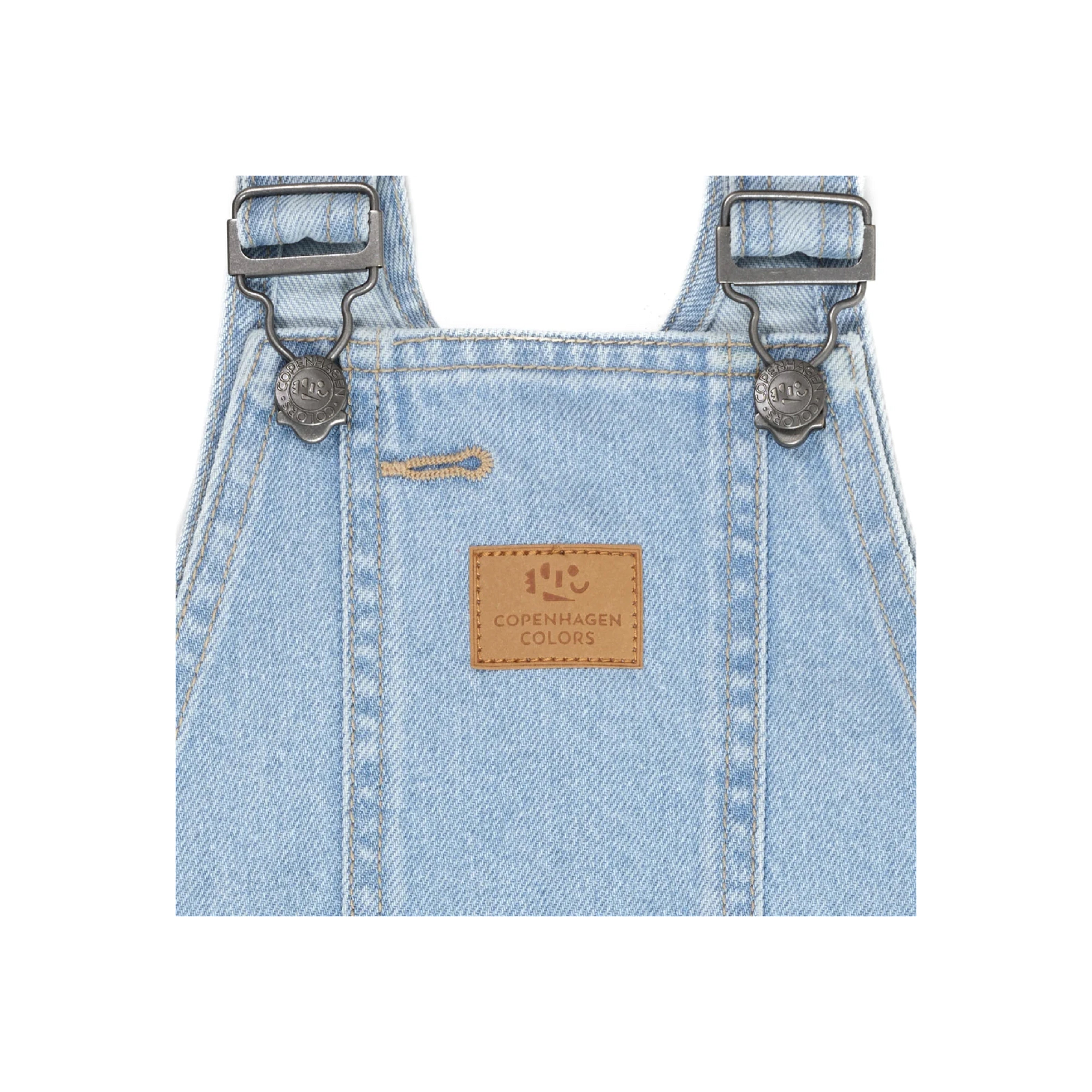 Organic Overalls | Super Blue Indigo Washed