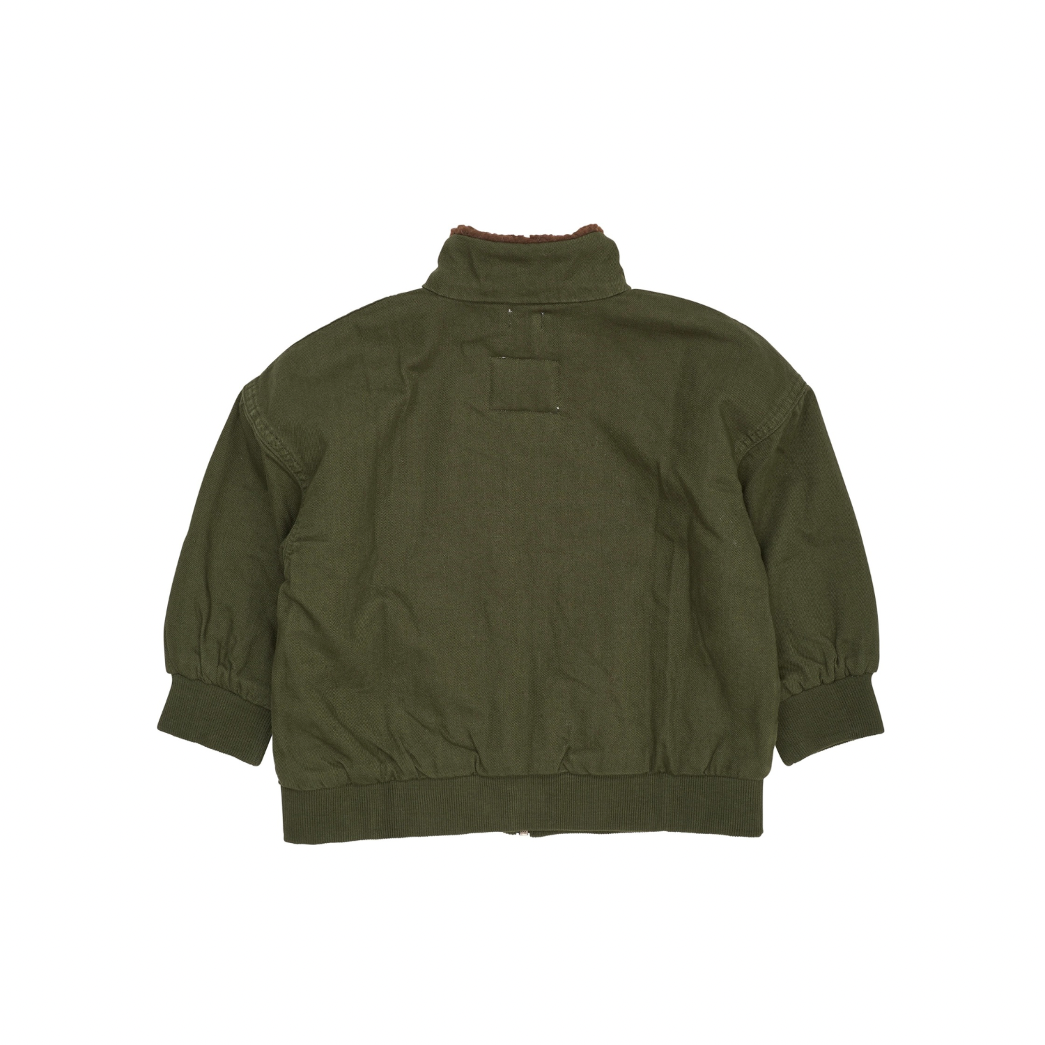 Twill Bumper Jacket | Dark Green
