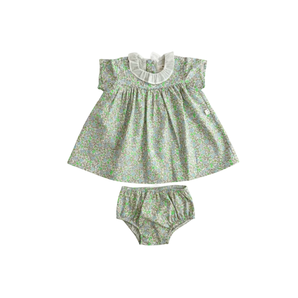 Organic Cotton Dress with Floral Print